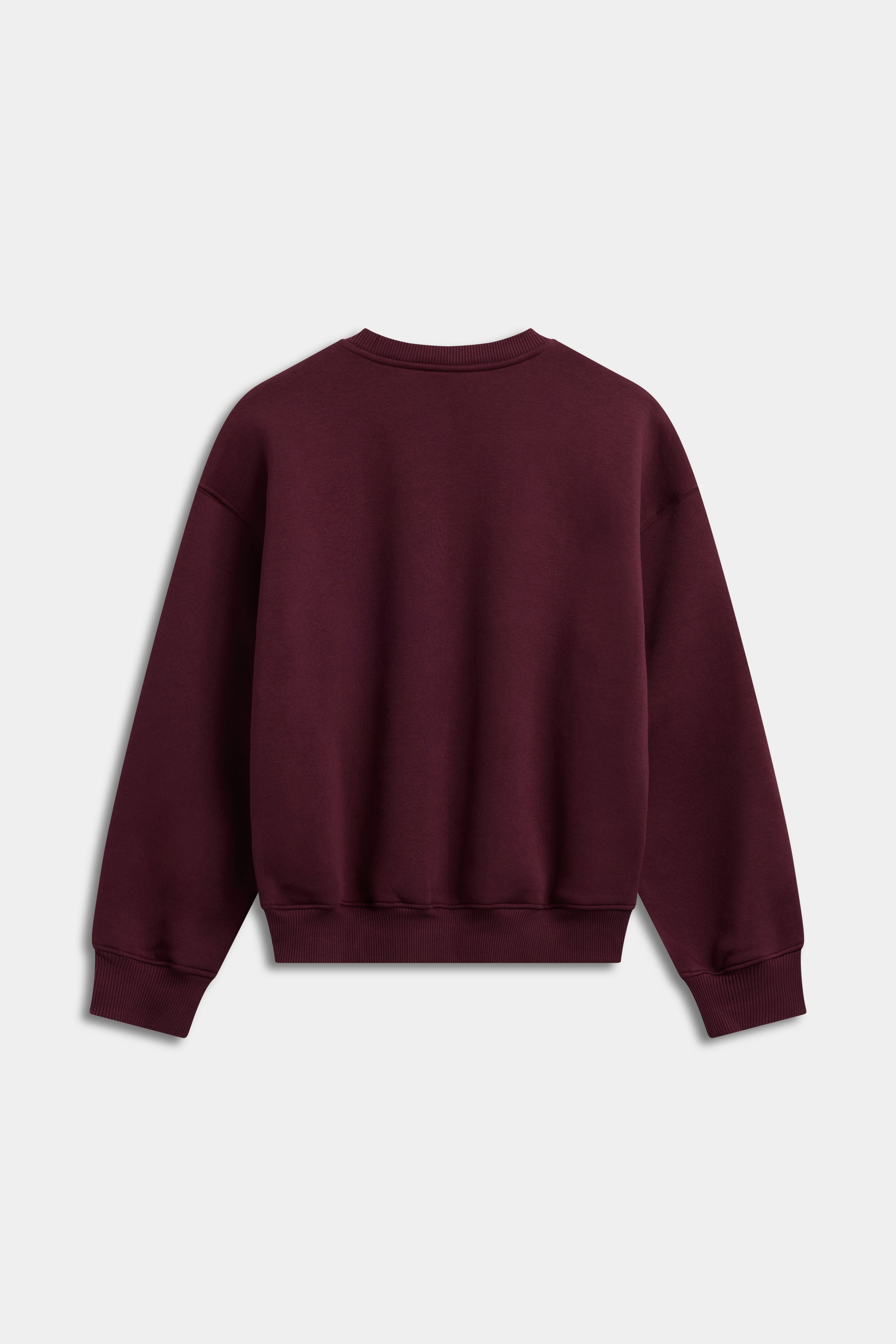 W. Cortina Crewneck - Midnight Cherry